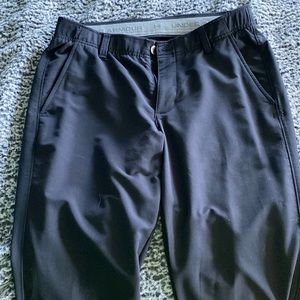 Black under armour dress pants